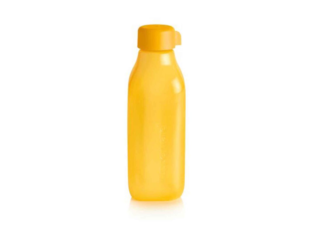 eco bouteille 500ml jaune carrée