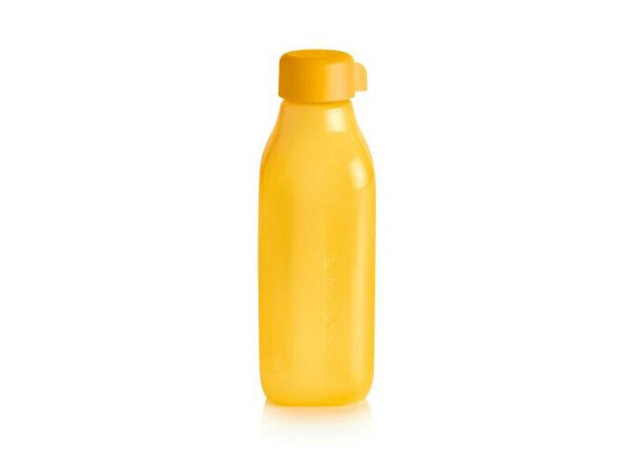 eco bouteille 500ml jaune carrée