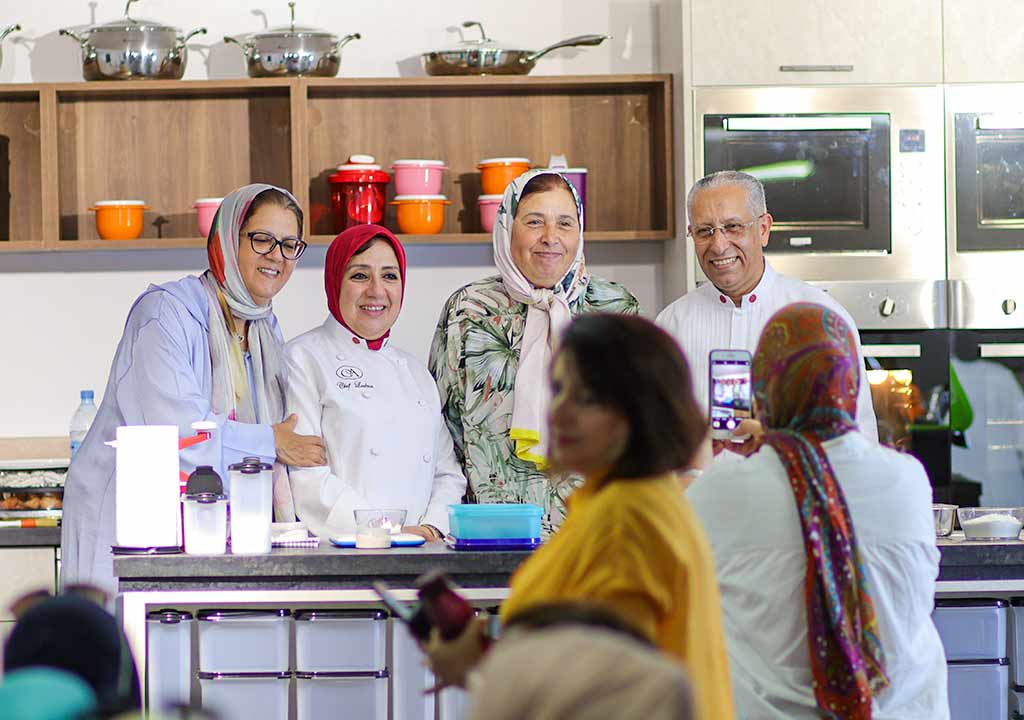 Tupperware Maroc: une formation professionnelle culinaire organisée pour conseillères de Tupperware invité d'honneur le Chef Amahri.