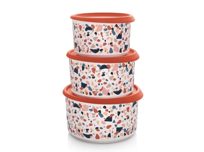 0018 boîte click terrazzo 2l+1,4l+960ml tupperware maroc